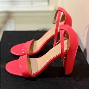 Elegant Pink High Heel Sandals